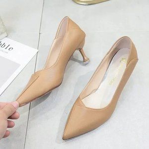 women's new pointed toe pumps stiletto heels
